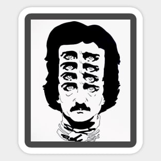 Edgar Alien Poe Sticker